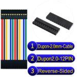 Dupont 2.0mm 12Pin Reverse-Side-Head Cable