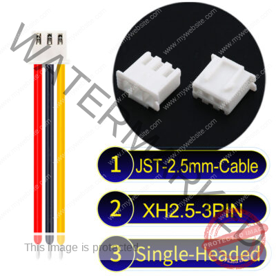 JST XH 3Pin Single-Headed Cable