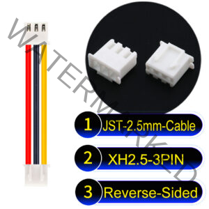 JST XH 3Pin Reverse-Side-Head Cable