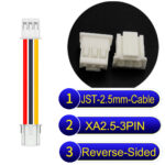 JST 2.5mm XA 3Pin Reverse-Side-Head Cable