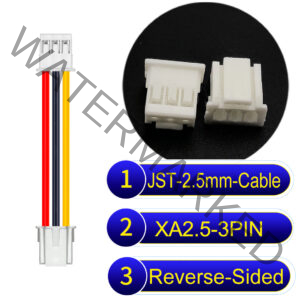 JST 2.5mm XA 3Pin Reverse-Side-Head Cable