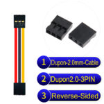 Dupont 2.0mm 3Pin Reverse-Side-Head Cable