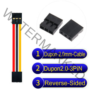 Dupont 2.0mm 3Pin Reverse-Side-Head Cable