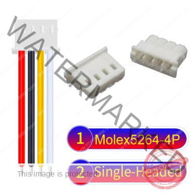 Molex KK 2.54mm MX5264 4Pin Single-Headed Cable