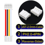 JST 2.0mm PH2.0 4Pin Reverse-Side-Head Cable