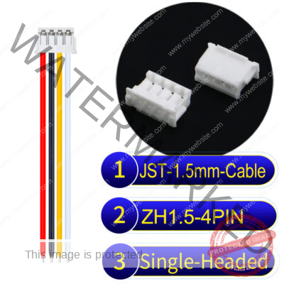 JST ZH1.5 4Pin Single-Headed Cable