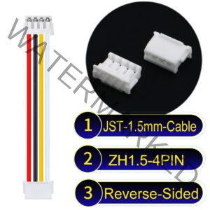 JST ZH1.5 4Pin Reverse-Side-Head Cable