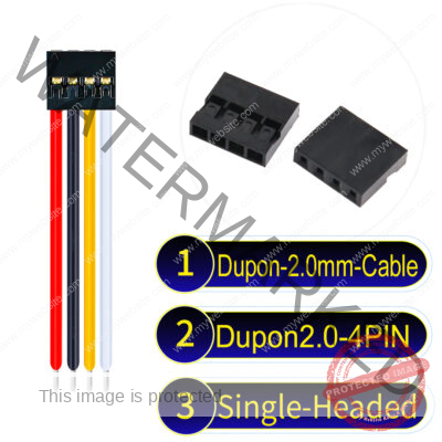 Dupont 2.0mm 4Pin Single-Headed Cable