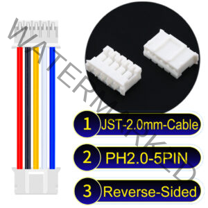 JST 2.0mm PH2.0 5Pin Reverse-Side-Head Cable
