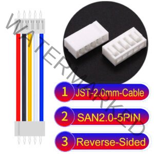 JST 2.0mm SAN2.0 5Pin Reverse-Side-Head Cable