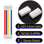 JST 2.5mm SCN2.5 5Pin Same-Side-Head Cable