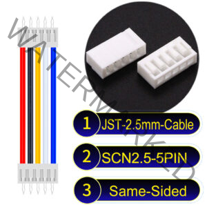 JST 2.5mm SCN2.5 5Pin Same-Side-Head Cable