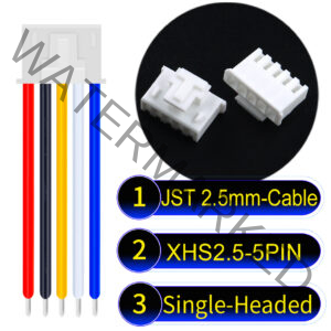 JST XHS2.5 with Belt Lock 5Pin Single-Headed Cable