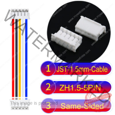 JST ZH1.5 5Pin Same-Side-Head Cable