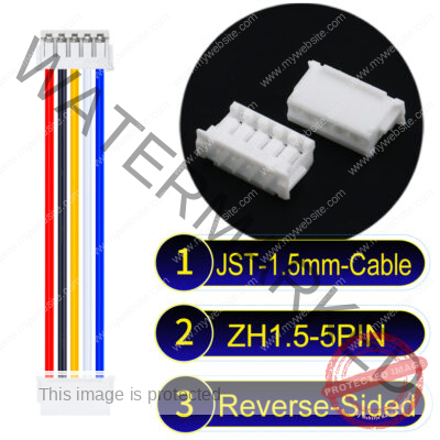 JST ZH1.5 5Pin Reverse-Side-Head Cable