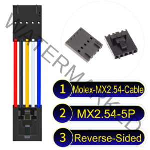 Molex 2.54mm MX2.54 5Pin Reverse-Side-Head Cable