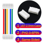 JST 2.0mm PH2.0 6Pin Same-Side-Head Cable