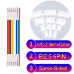 JVC 2.5mm 6-Pin Same-Side-Head 22AWG PVC Cable