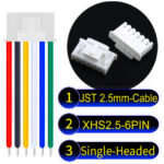 JST XHS2.5 with Belt Lock 6Pin Single-Headed Cable