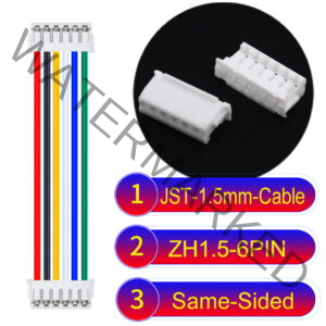 JST ZH1.5 6Pin Same-Side-Head Cable