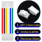 JST XHS2.5 with Belt Lock 6Pin Reverse-Side-Head Cable