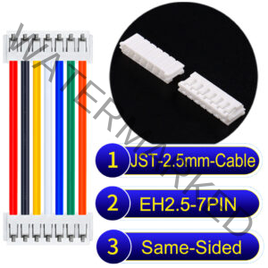 JST EH2.5 7-Pin Same-Side-Head 2.5mm PVC Cable