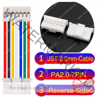 JST PA2.0 7Pin Reverse-Side-Head Cable