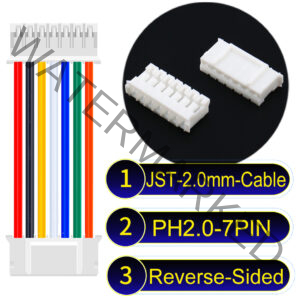 JST 2.0mm PH2.0 7Pin Reverse-Side-Head Cable