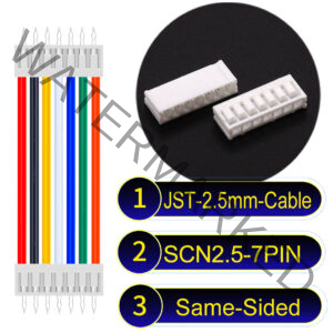 JST 2.5mm SCN2.5 7Pin Same-Side-Head Cable