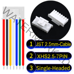 JST XHS2.5 with Belt Lock 7Pin Single-Headed Cable