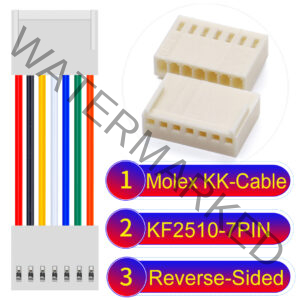 Molex KK-Cable KF2510 7-Pin Reverse-Side-Head PVC Cable