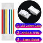 JST XHS2.5 with Belt Lock 7Pin Same-Side-Head Cable