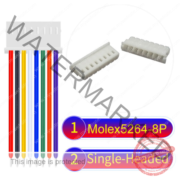 Molex KK 2.54mm MX5264 8Pin Single-Headed Cable