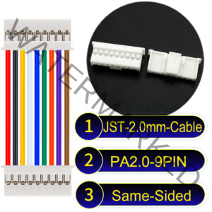 JST PA2.0 9Pin Same-Side-Head Cable