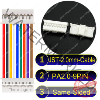 JST PA2.0 9Pin Same-Side-Head Cable