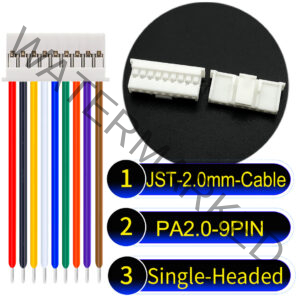 JST PA2.0 9Pin Single-Headed Cable