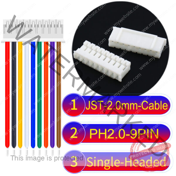 JST PH2.0 9Pin Single-Headed Cable
