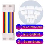 JVC 2.5mm 9-Pin Same-Side-Head 22AWG PVC Cable