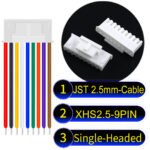 JST XHS2.5 with Belt Lock 9Pin Single-Headed Cable