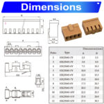 JAE2.5 2.5mm housing 2P 3P 4P 5P 6P 7P 8P 9P 10P 12P