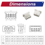 Molex MX1.25 1.25mm housing 2P 3P 4P 5P 6P 7P 8P 9P 10P 12P