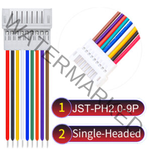 JST PH2.0 9Pin Female Single-Headed Cable