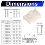 JST PAR2.0 2.0mm housing 2P 3P 4P 5P 6P 7P 8P 9P 10P 12P