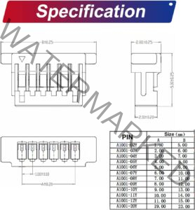 JST SHR1.0 1.0mm housing 2P 3P 4P 5P 6P 7P 8P 9P 10P 12P