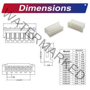 JST ZHR1.5 1.5mm housing 2P 3P 4P 5P 6P 7P 8P 9P 10P 12P