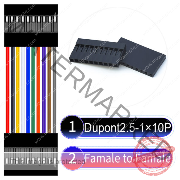 Dupont 2.54mm Female to Female 1×10Pin Cable