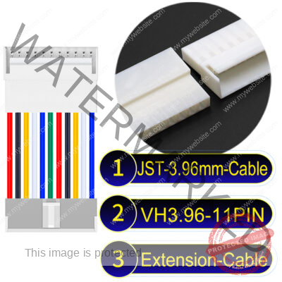 JST VH 11Pin Male Female Extension Cable