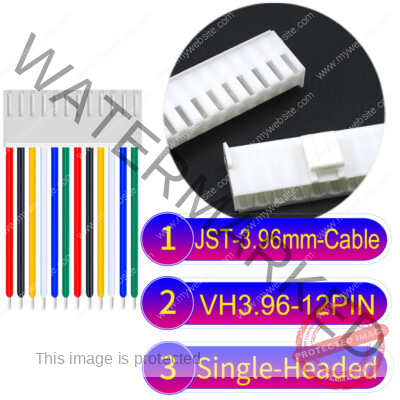 JST VH 12Pin Single-Headed Cable