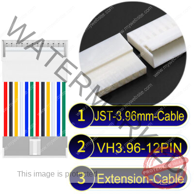 JST VH 12Pin Male Female Extension Cable