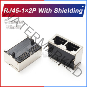 RJ45-1×2P With Shielding Ethernet Connector for reliable networks